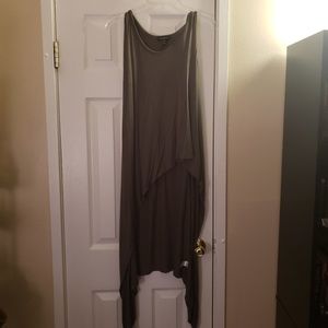 Army Green Ultra High Low Tank size 10/12